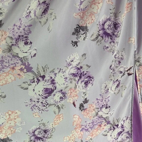 Grace Karin Lavender Floral Dress - Picture 4 of 7
